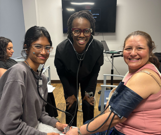 Medical assistant student training at Gonzales Medical Assistant School