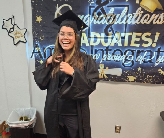 Medical assistant student training at Lafayette Medical Assistant School