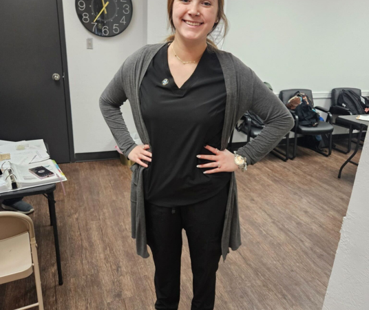 Medical assistant student training at Louisville Medical Assistant School