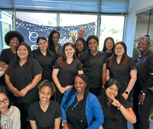 Medical assistant student training at Gonzales Medical Assistant School