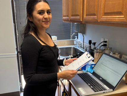 Medical Assistant School Student