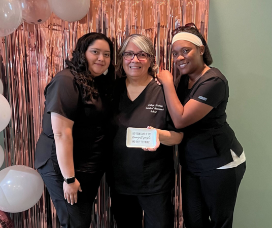 Medical assistant student training at Beaumont Medical Assistant School