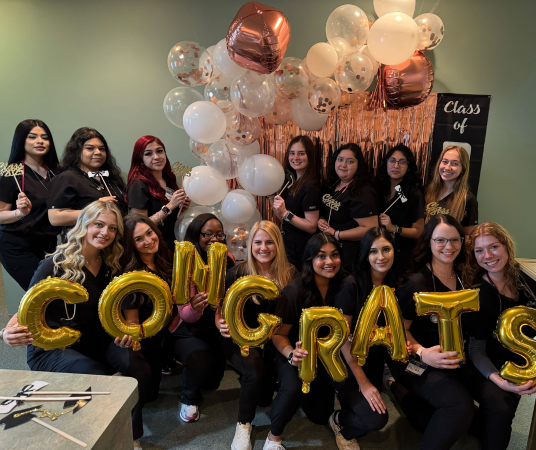 Medical assistant student training at Gonzales Medical Assistant School