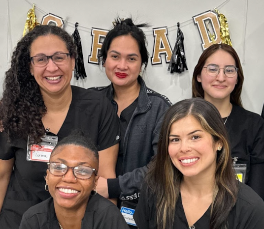 Dental assistant student training at Fort Worth Dental Assistant School