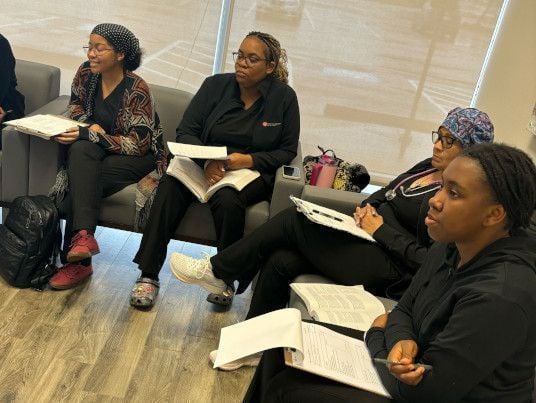 Dental assistant student training at Fort Wayne Dental Assistant School