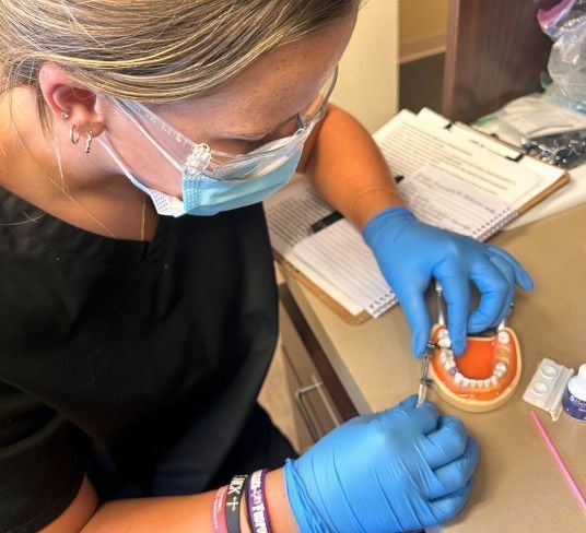 Dental Assistant School Student