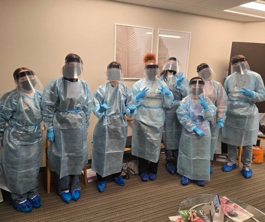 Medical assistant student training at Canton Medical Assistant School