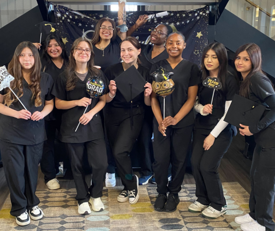 Dental assistant student training at Abilene Dental Assistant School