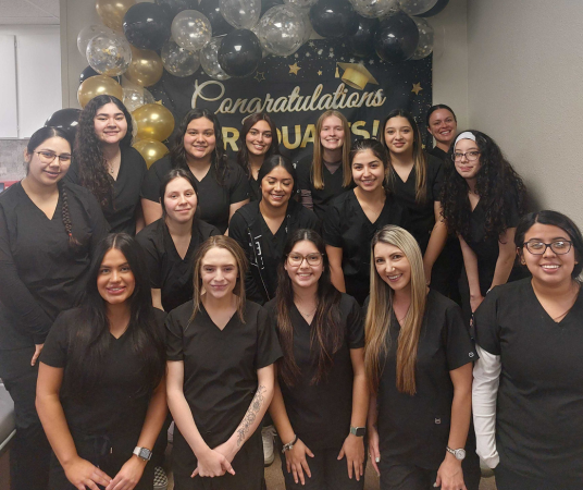Medical assistant student training at Gonzales Medical Assistant School