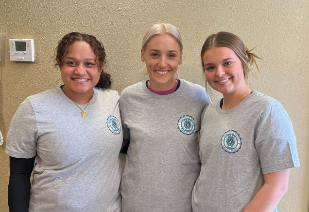 Dental assistant student training at Longview Dental Assistant School