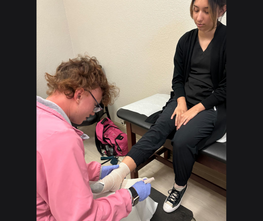 Medical assistant student training at Great Falls Medical Assistant School