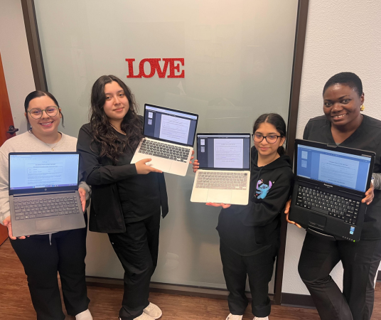 Medical assistant student training at Waco Medical Assistant School