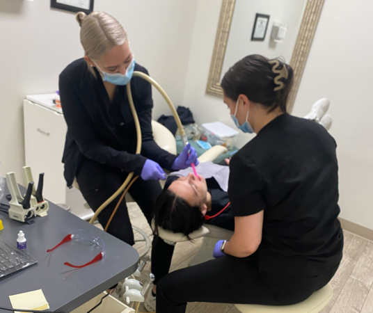 Dental Assistant School Student