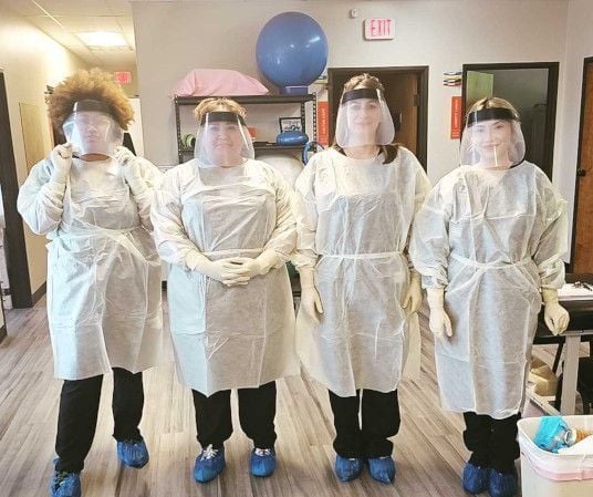 Medical assistant student training at El Paso Medical Assistant School