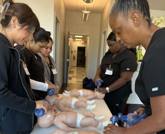 Medical assistant student training at Chattanooga Medical Assistant School