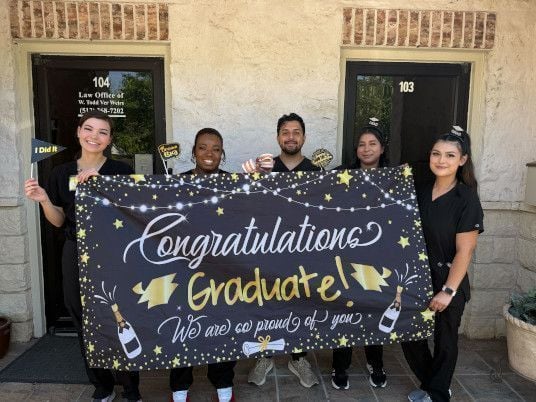 Medical assistant student training at League City Medical Assistant School