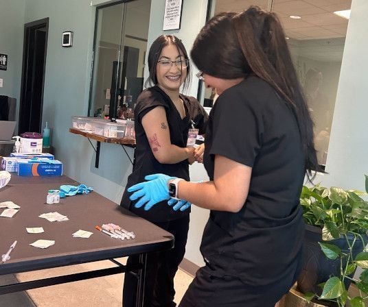 Medical assistant student training at Dothan Medical Assistant School