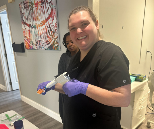 Dental Assistant School Student
