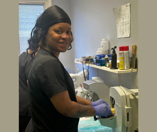 Dental Assistant School Student