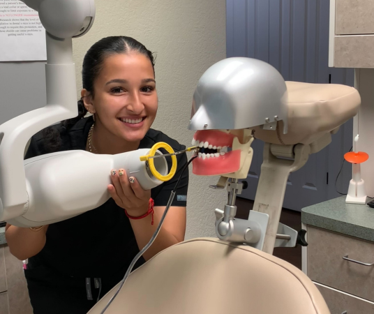 Dental Assistant School Student