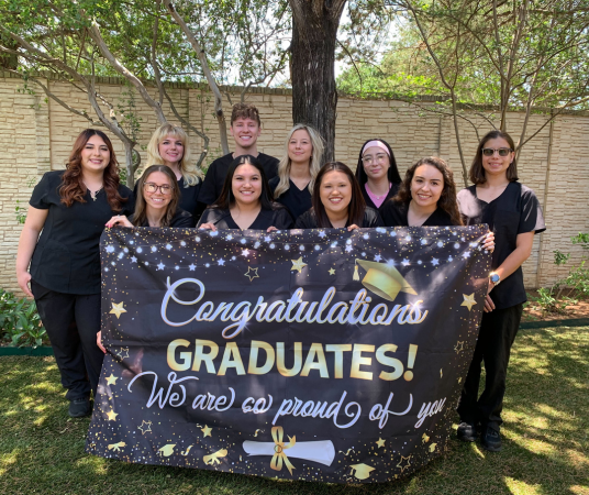 Dental assistant student training at South Bend Dental Assistant School