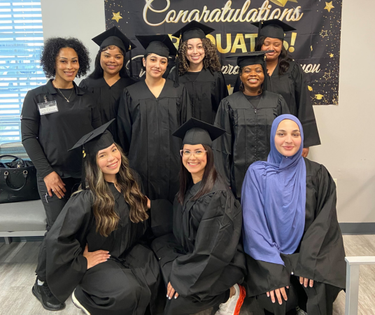 Dental assistant student training at Houma Dental Assistant School