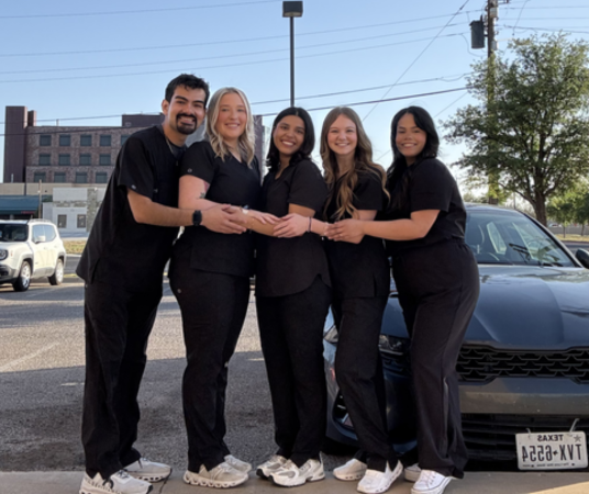 Dental assistant student training at Wichita Falls Dental Assistant School