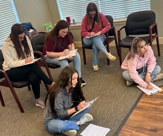 Dental assistant student training at New Braunfels Dental Assistant School