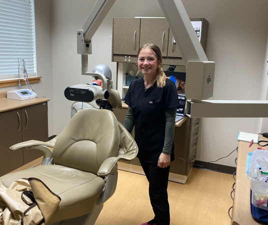 Dental Assistant School Student