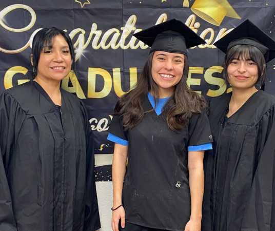 Dental assistant student training at Provo Dental Assistant School