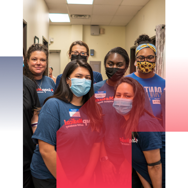 Group of medical assistant students