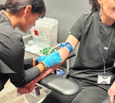 Medical assistant student training at Phoenix Medical Assistant School