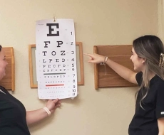 Medical assistant student training at Gonzales Medical Assistant School