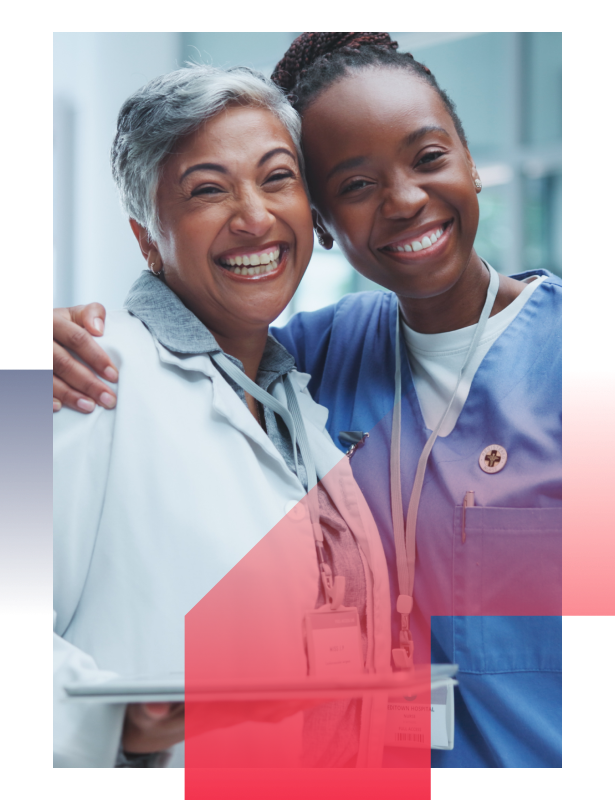 Medical assistants in scrubs