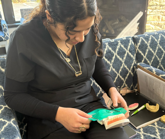 Dental Assistant School Student