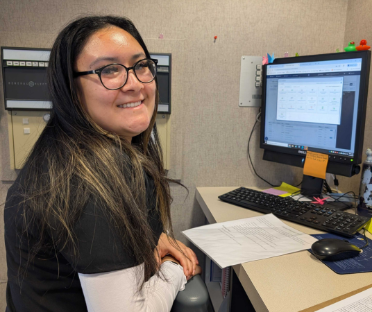 Dental assistant student training at Madison Dental Assistant School