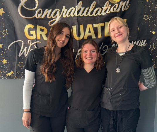 Dental assistant student training at Indianapolis Dental Assistant School