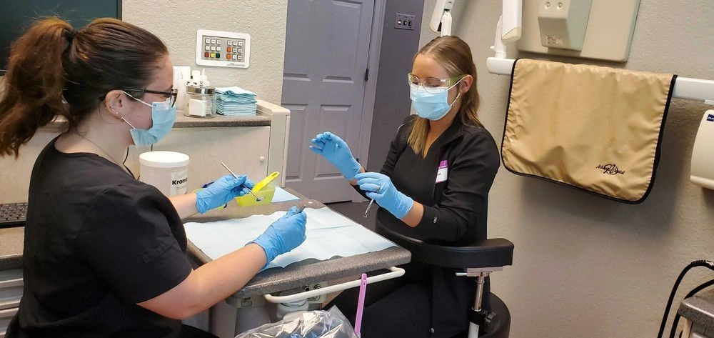 Dental Assistant School Student