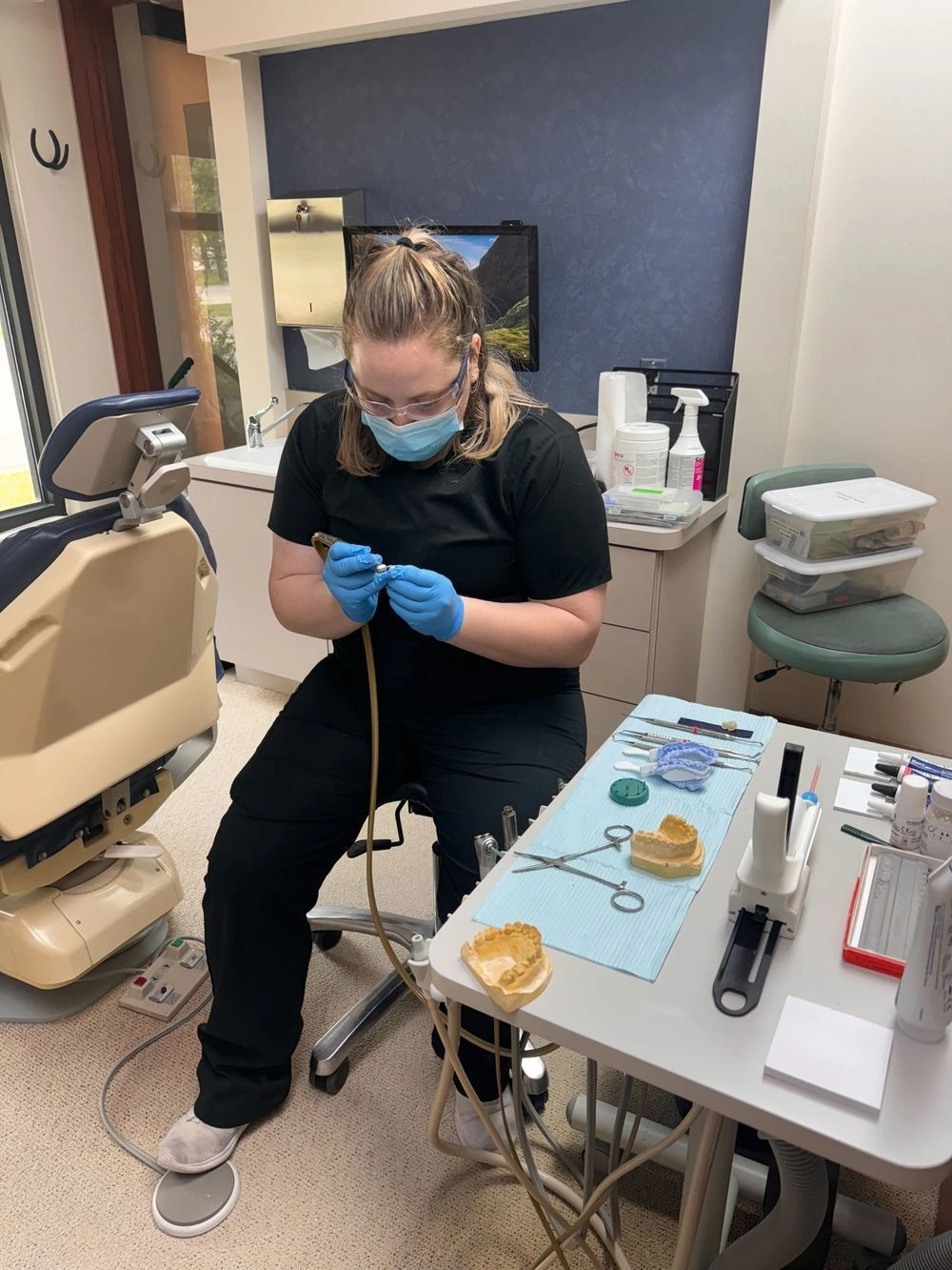 Dental Assistant School Student